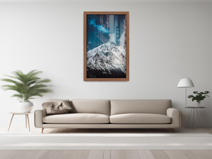 ( 70 x 100 CM ) / 40 x 28 Inch  |  Art Frames - MDF
 -  [ Walnut ]