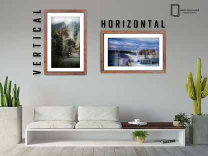 ( 70 x 100 cm ) / 40 x 28 Inch with 91.44 x 60.96 cm White Mount Certificate Frames - MDF