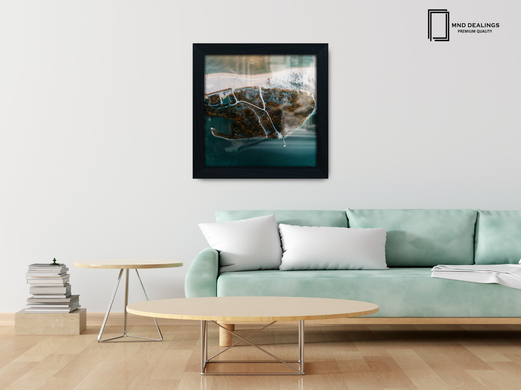 ( 70 x 70 CM ) / 28 x 28 Inch  |  Art Frames - MDF
 -  [ Black ]