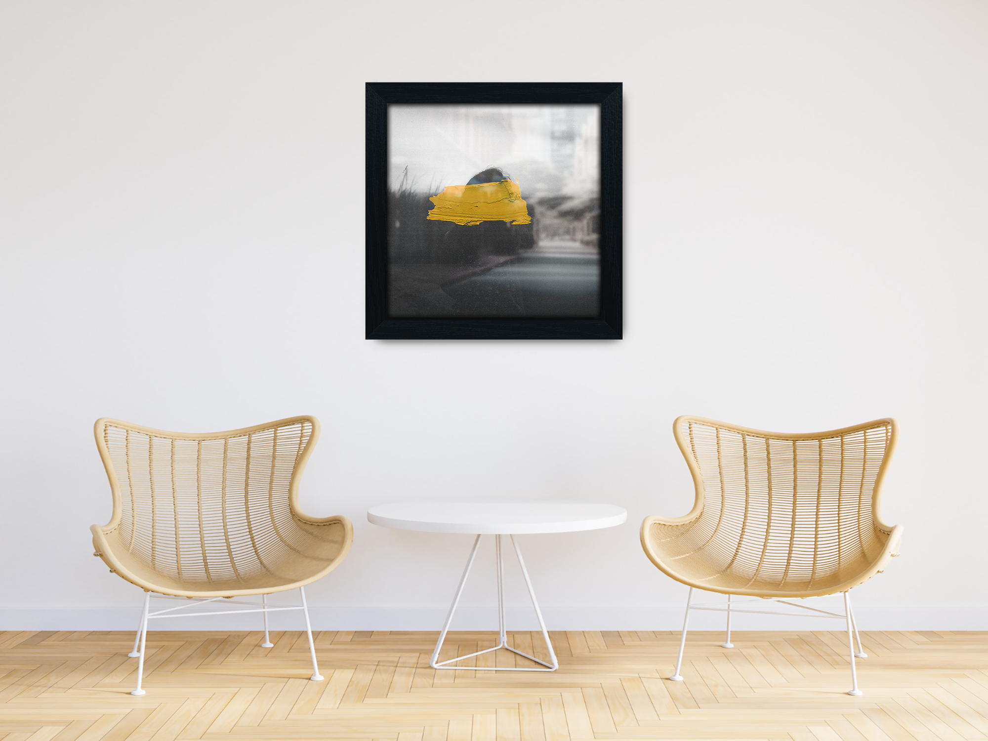 ( 70 x 70 CM ) / 28 x 28 Inch  |  Art Frames - MDF
 -  [ Black ]