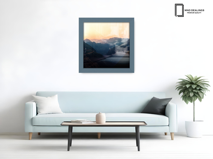 ( 70 x 70 CM ) / 28 x 28 Inch  |  Frames - MDF
 -  [ Dark Grey ]