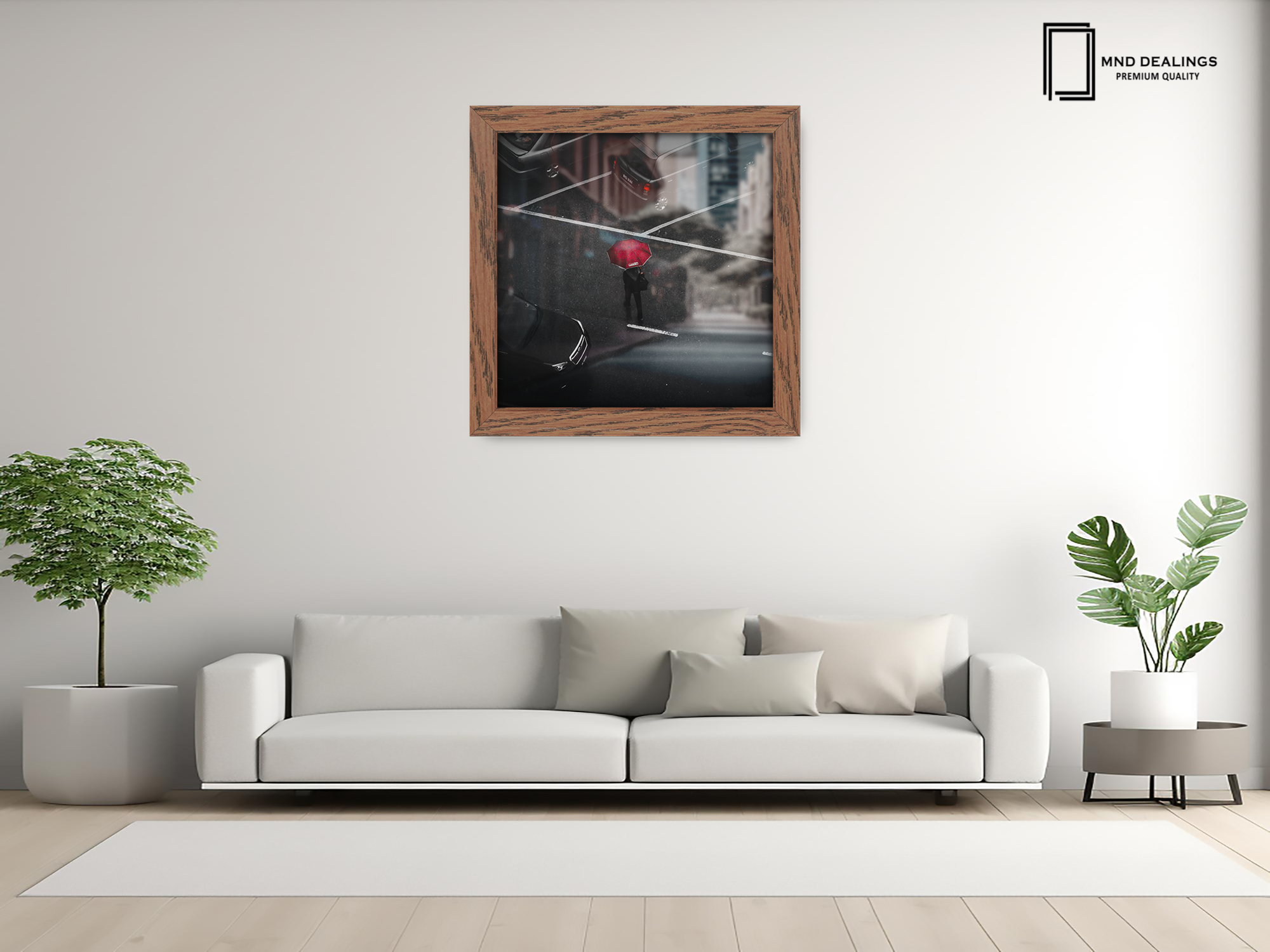 ( 70 x 70 CM ) / 28 x 28 Inch  |  Poster Frames - MDF
 -  [ Dark Oak ]