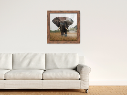 ( 70 x 70 CM ) / 28 x 28 Inch  |  Poster Frames - MDF
 -  [ Dark Oak ]
