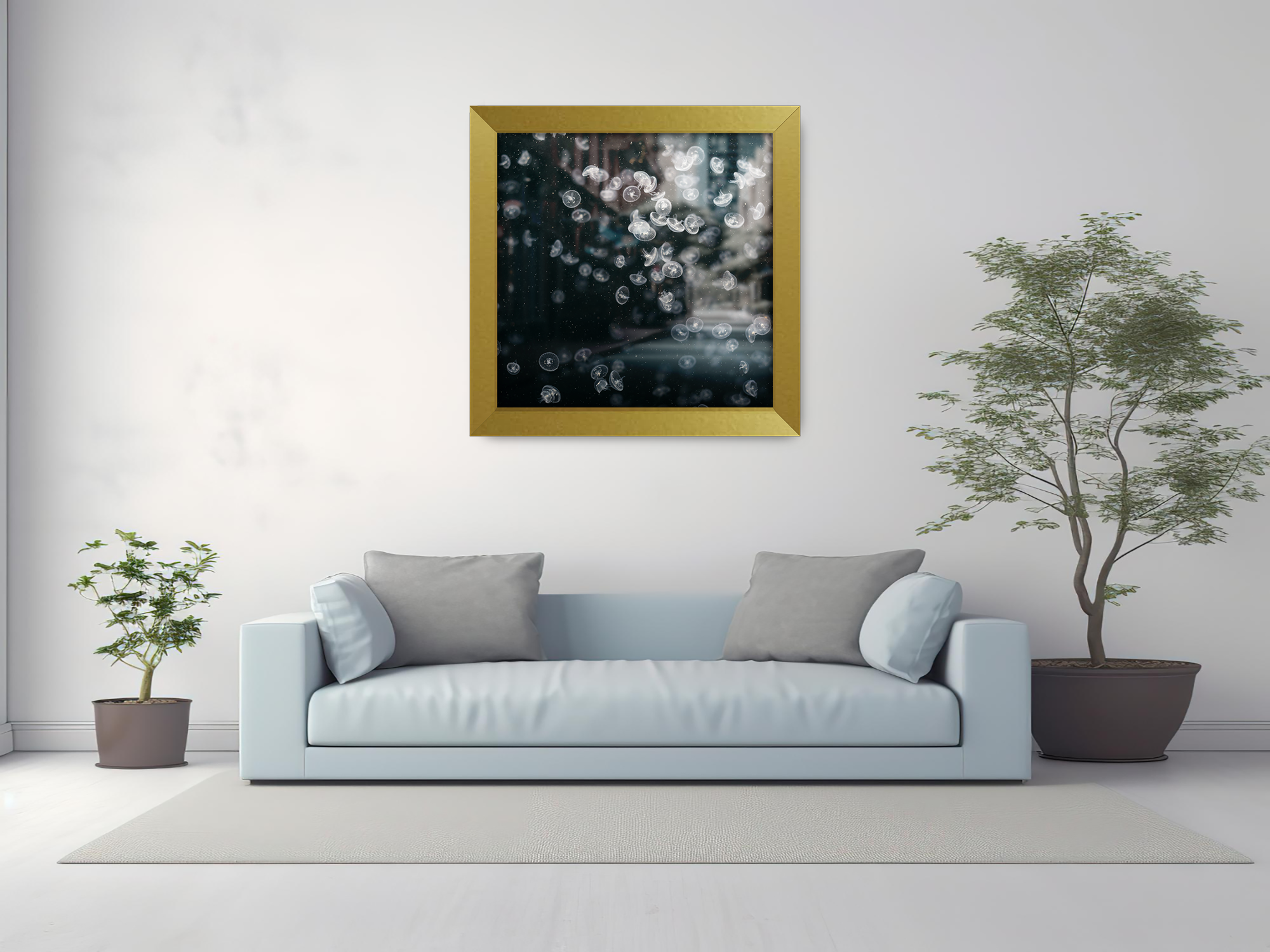 ( 70 x 70 CM ) / 28 x 28 Inch  |  Picture Frames - MDF
 -  [ Gold ]
