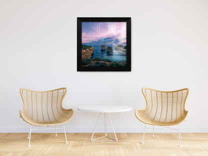 ( 70 x 70 CM ) / 28 x 28 Inch  |  Art Frames - MDF
 -  [ Matt Black ]