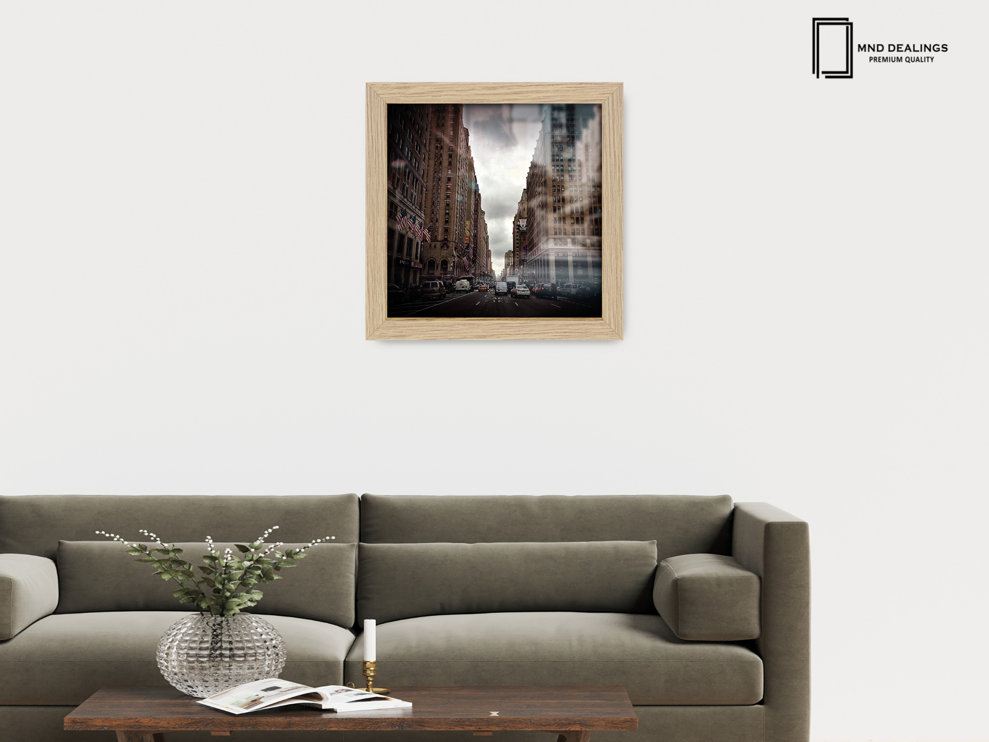 ( 70 x 70 CM ) / 28 x 28 Inch  |  Photo Frames - MDF
 -  [ Oak ]