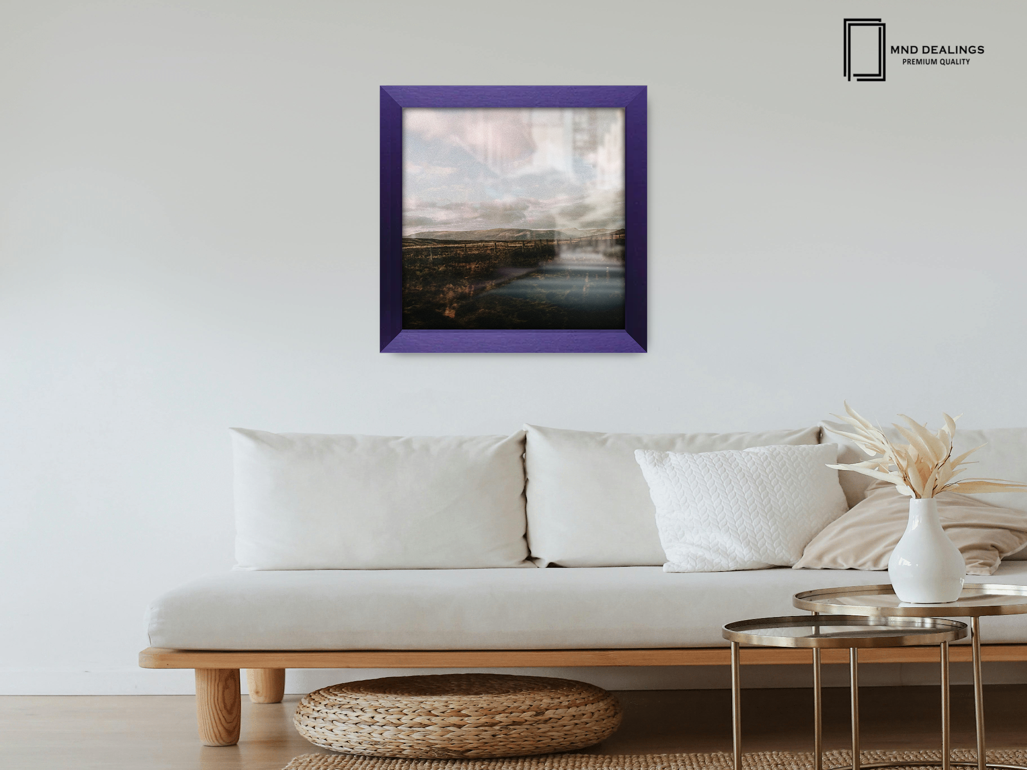 ( 70 x 70 CM ) / 28 x 28 Inch  |  Poster Frames - MDF
 -  [ Purple ]