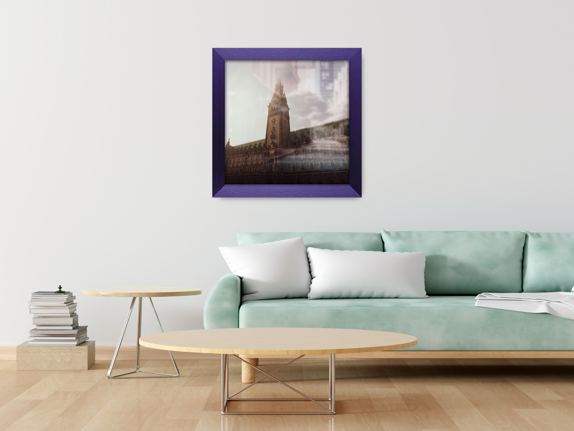 ( 70 x 70 CM ) / 28 x 28 Inch  |  Poster Frames - MDF
 -  [ Purple ]