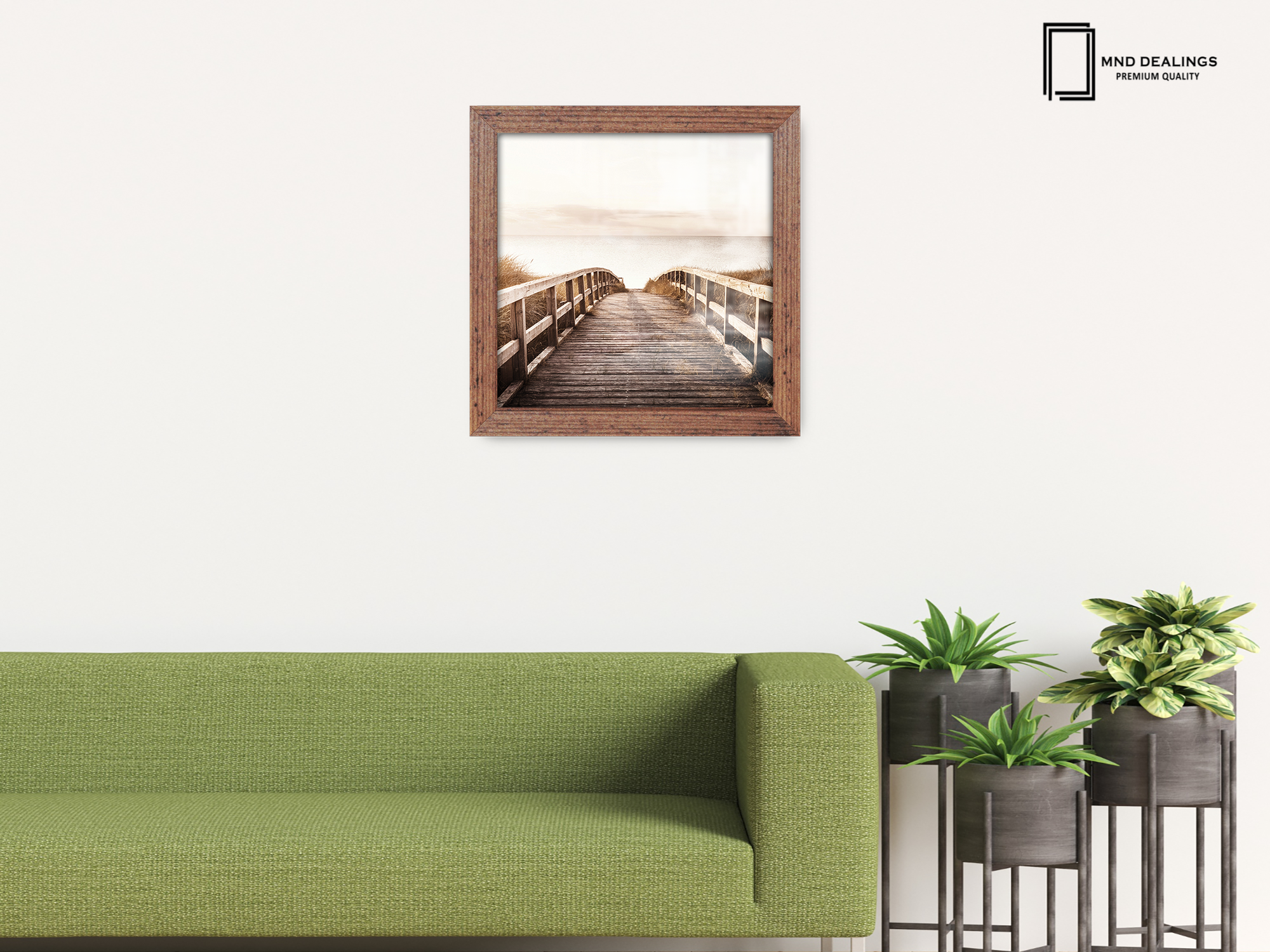 ( 70 x 70 CM ) / 28 x 28 Inch  |  Display Frame - MDF
 -  [ Rustic ]