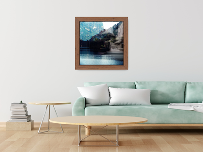 ( 70 x 70 CM ) / 28 x 28 Inch  |  Display Frame - MDF
 -  [ Walnut ]