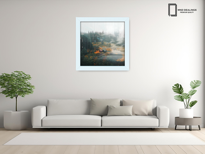 ( 70 x 70 CM ) / 28 x 28 Inch  |  Poster Frames - MDF
 -  [ White ]