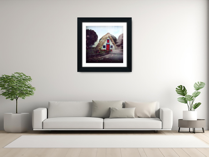 ( 70 x 70 Cm ) / 28 x 28 Inch with 60 x 60 Cm White Mount Picture Frames - MDF