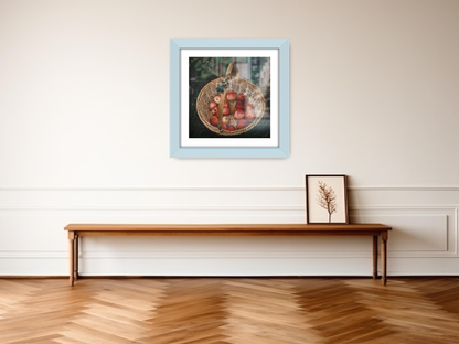 ( 70 x 70 Cm ) / 28 x 28 Inch with 60 x 60 Cm White Mount Picture Frames - MDF