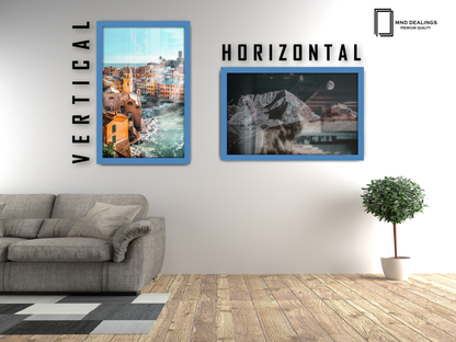 ( 70 x 90 CM ) / 36 x 28 Inch  |  Art Frames - MDF
 -  [ Blue ]