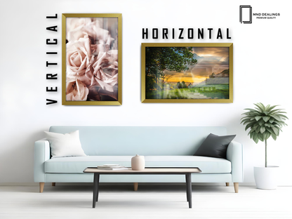 ( 70 x 90 CM ) / 36 x 28 Inch  |  Poster Frames - MDF
 -  [ Gold ]