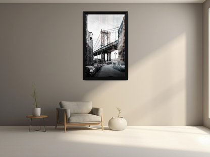 ( 70 x 90 CM ) / 36 x 28 Inch  |  Frames - MDF
 -  [ Matt Black ]