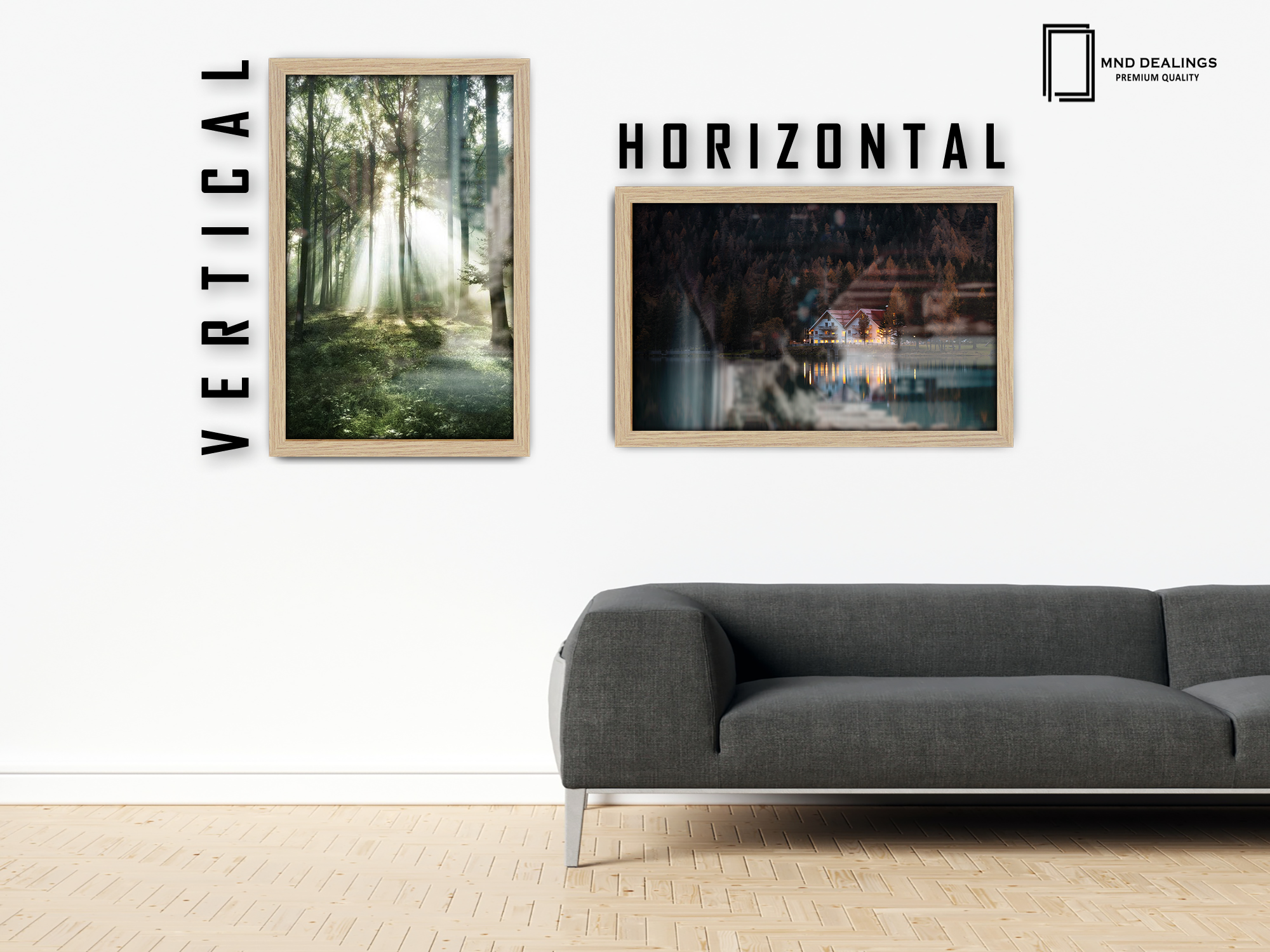 ( 70 x 90 CM ) / 36 x 28 Inch  |  Certificate Frames - MDF
 -  [ Oak ]