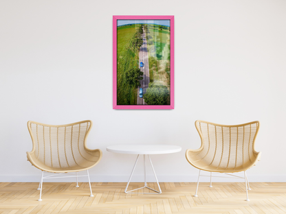 ( 70 x 90 CM ) / 36 x 28 Inch  |  Frames - MDF
 -  [ Pink ]
