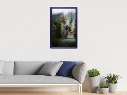 ( 70 x 90 CM ) / 36 x 28 Inch  |  Display Frame - MDF
 -  [ Purple ]