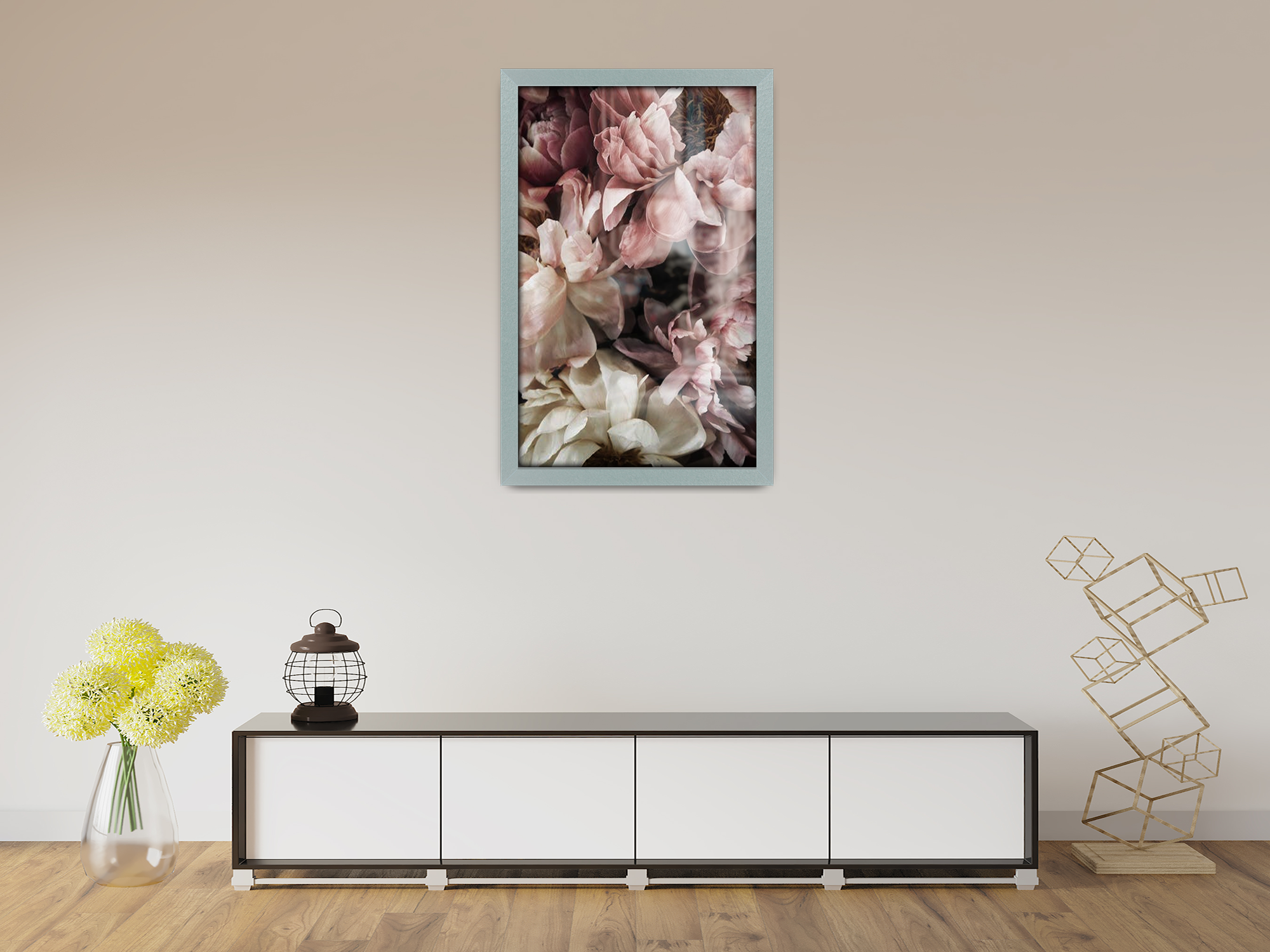 ( 70 x 90 CM ) / 36 x 28 Inch  |  Photo Frames - MDF
 -  [ Silver ]