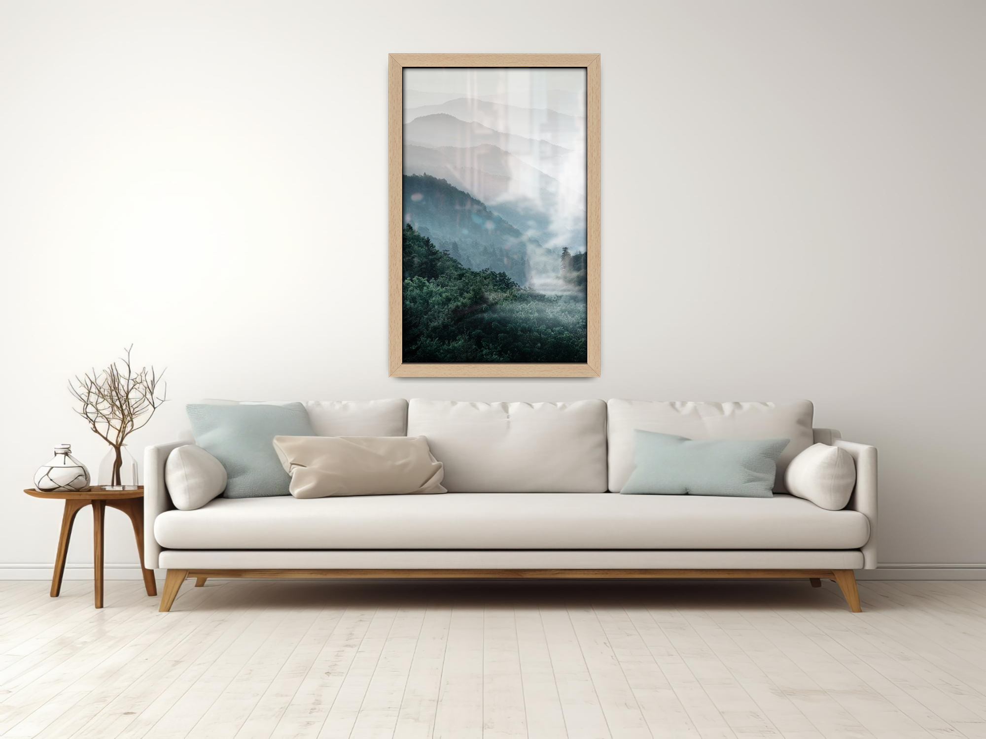 ( 71 x 51 CM ) / 28 x 20 Inch  |  Frames - MDF
 -  [ Beech ]