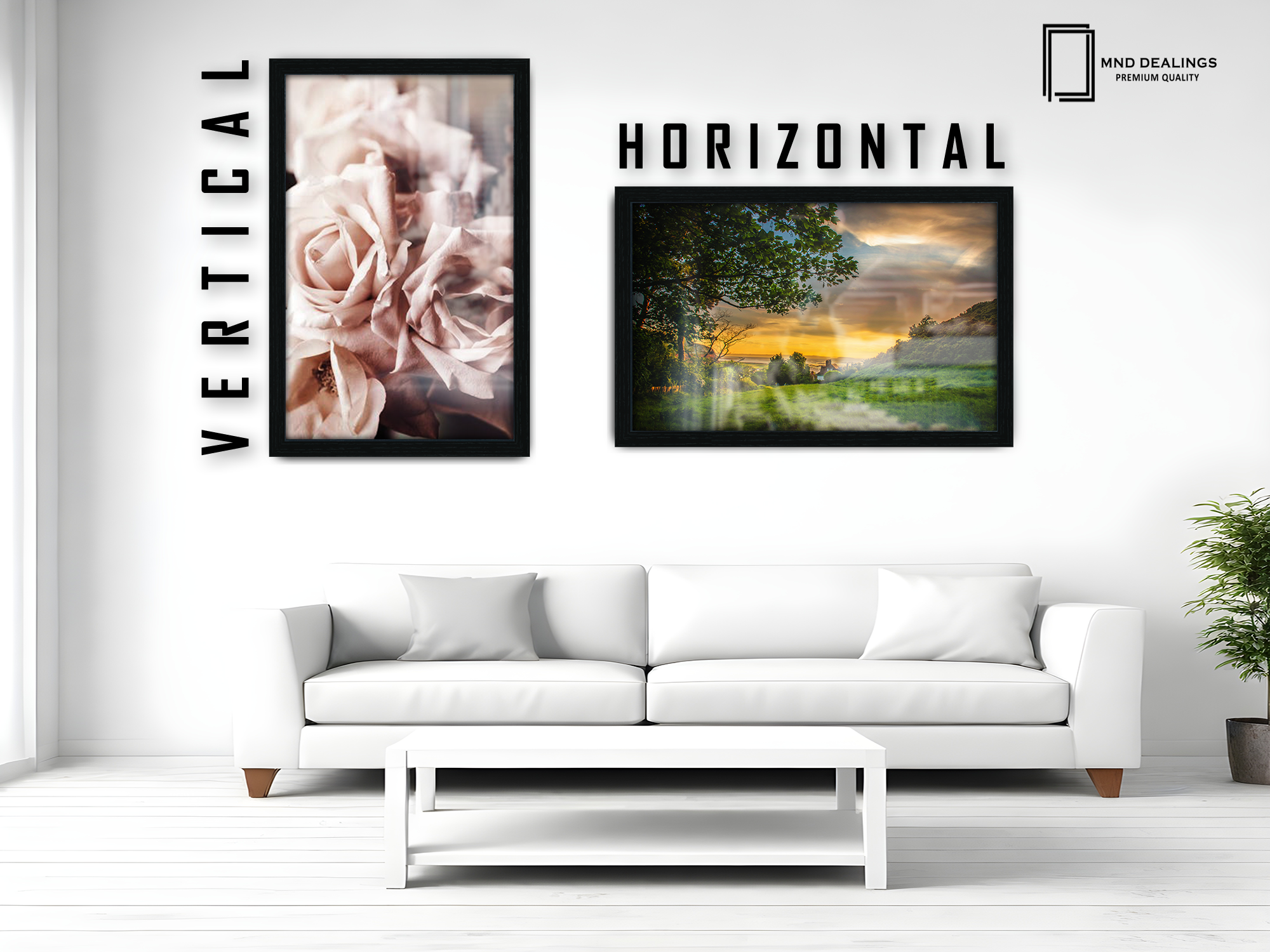 ( 71 x 51 CM ) / 28 x 20 Inch  |  Poster Frames - MDF
 -  [ Black ]