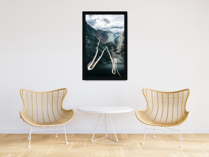 ( 71 x 51 CM ) / 28 x 20 Inch  |  Poster Frames - MDF
 -  [ Black ]