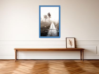 ( 71 x 51 CM ) / 28 x 20 Inch  |  Poster Frames - MDF
 -  [ Blue ]