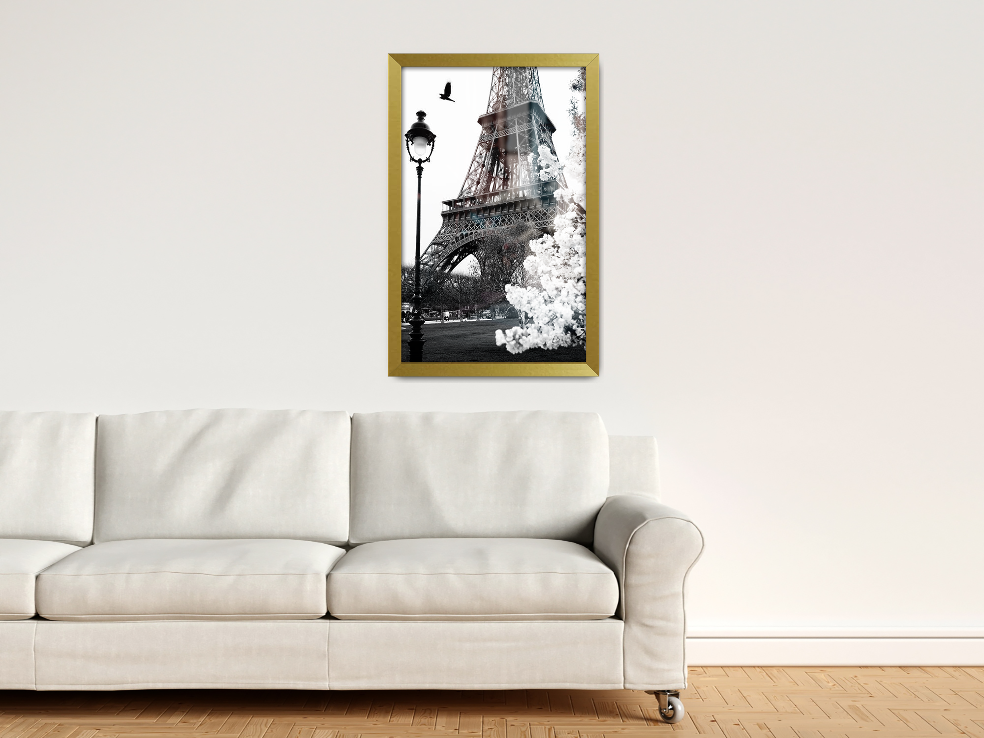 ( 71 x 51 CM ) / 28 x 20 Inch  |  Frames - MDF
 -  [ Gold ]