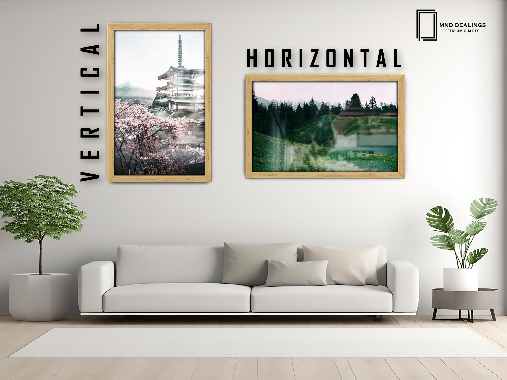 ( 71 x 51 CM ) / 28 x 20 Inch  |  Frames - MDF
 -  [ Pine ]