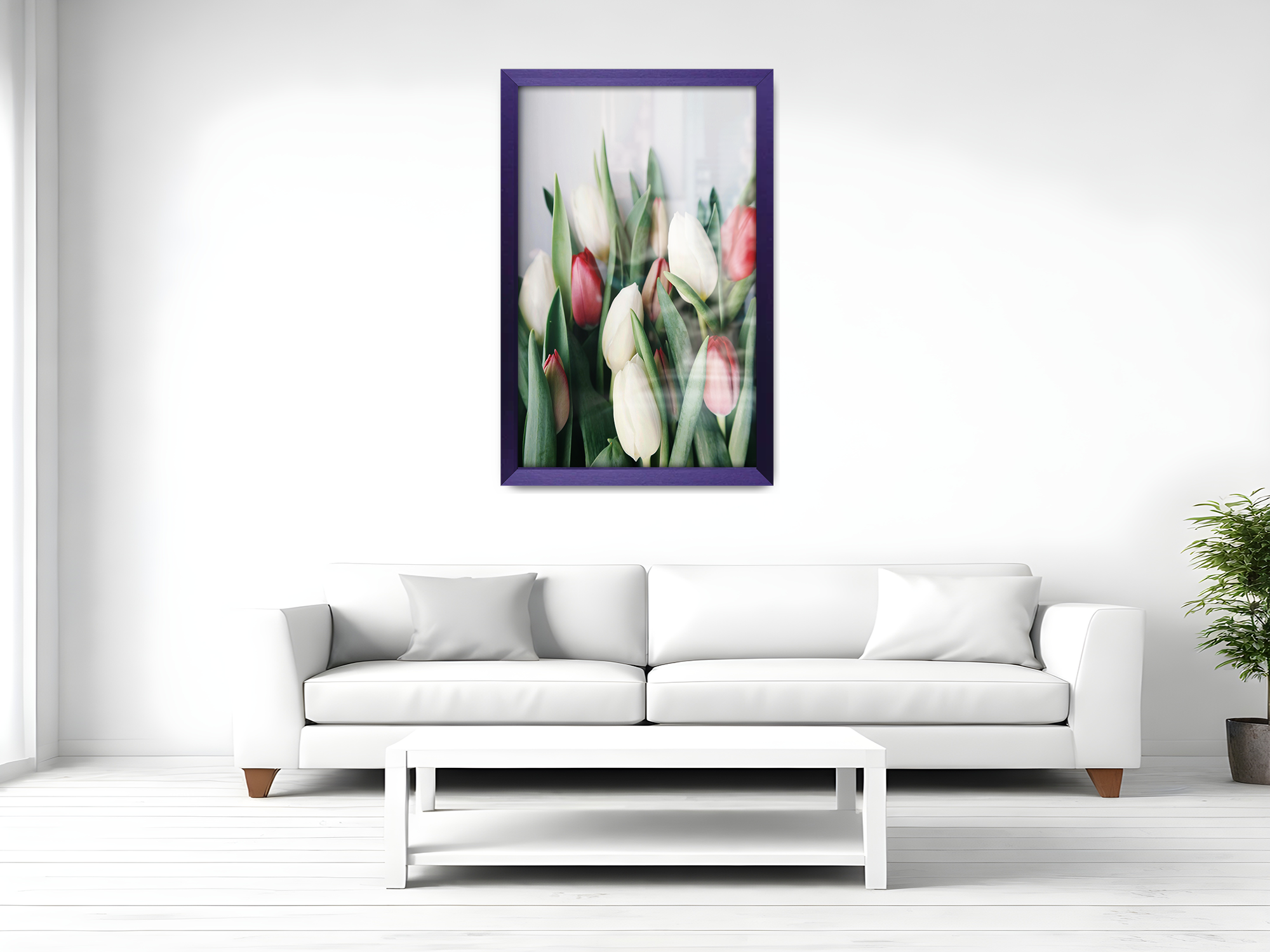 ( 71 x 51 CM ) / 28 x 20 Inch  |  Certificate Frames - MDF
 -  [ Purple ]