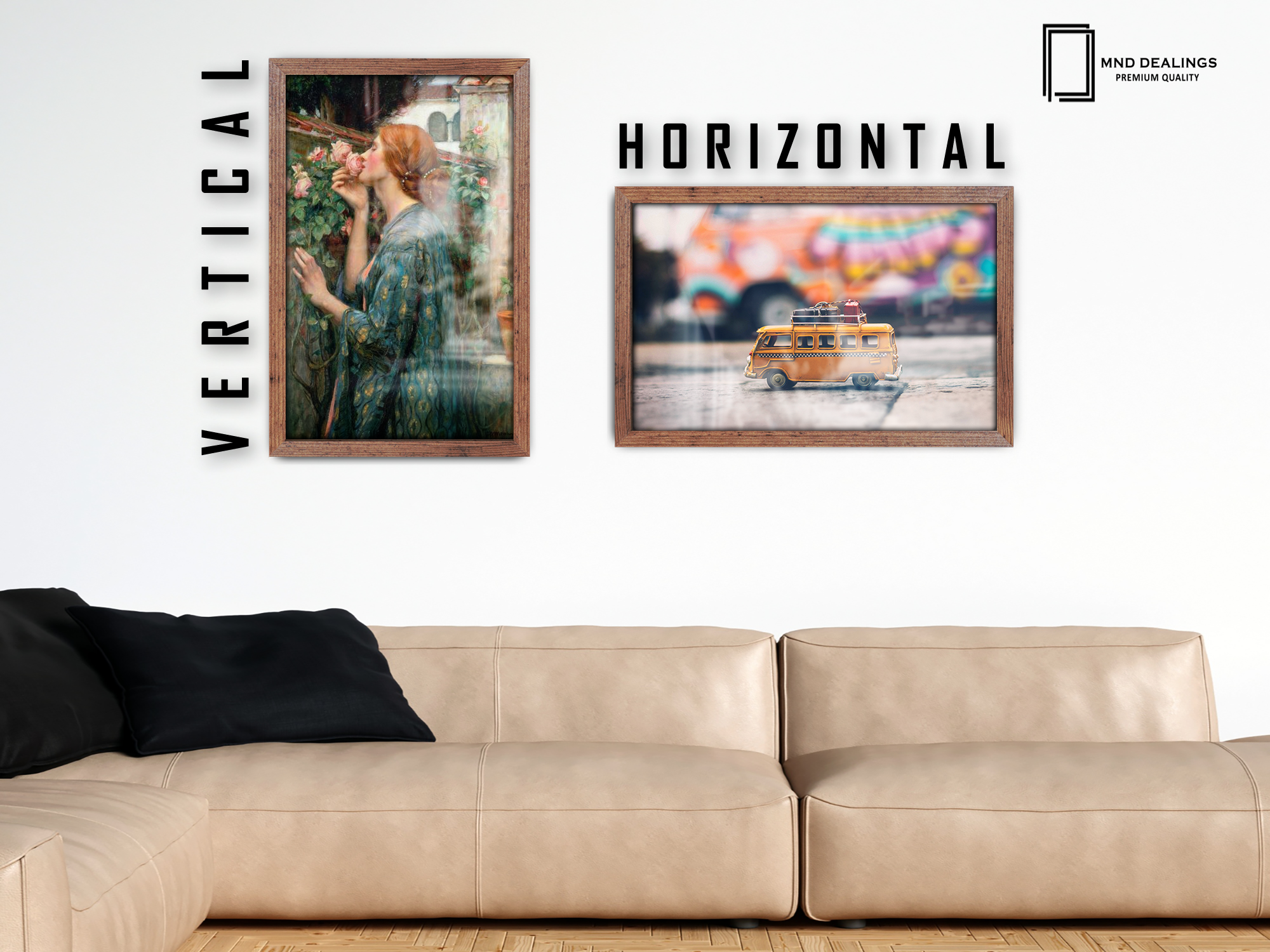 ( 71 x 51 CM ) / 28 x 20 Inch  |  Frames - MDF
 -  [ Rustic ]