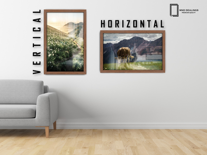( 71 x 51 CM ) / 28 x 20 Inch  |  Frames - MDF
 -  [ Walnut ]