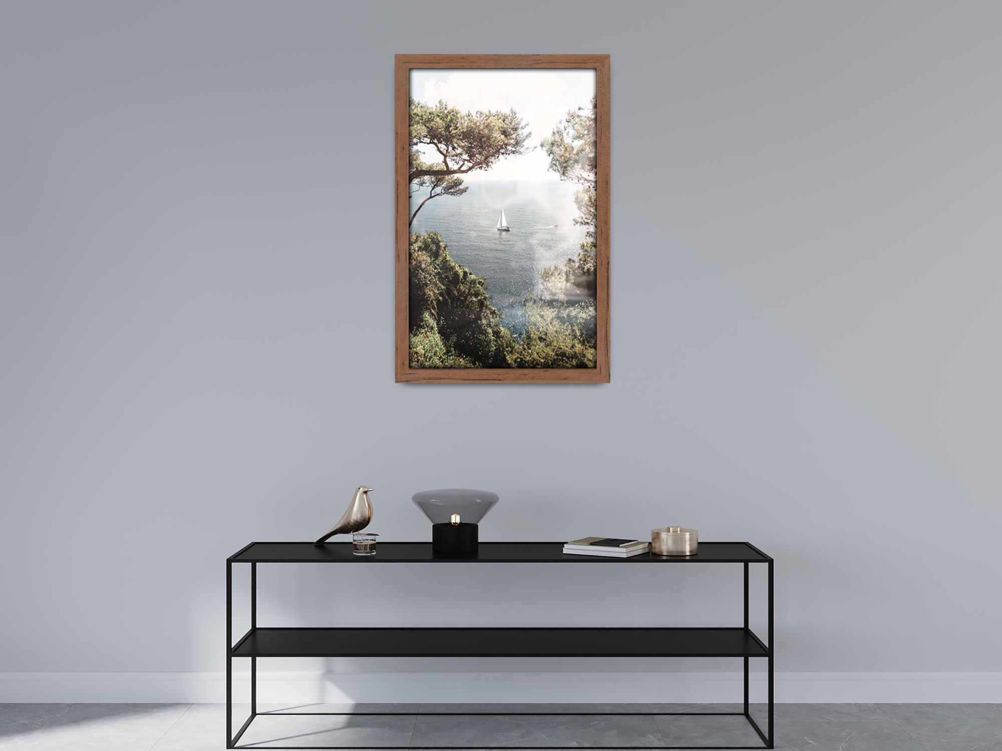 ( 71 x 51 CM ) / 28 x 20 Inch  |  Frames - MDF
 -  [ Walnut ]