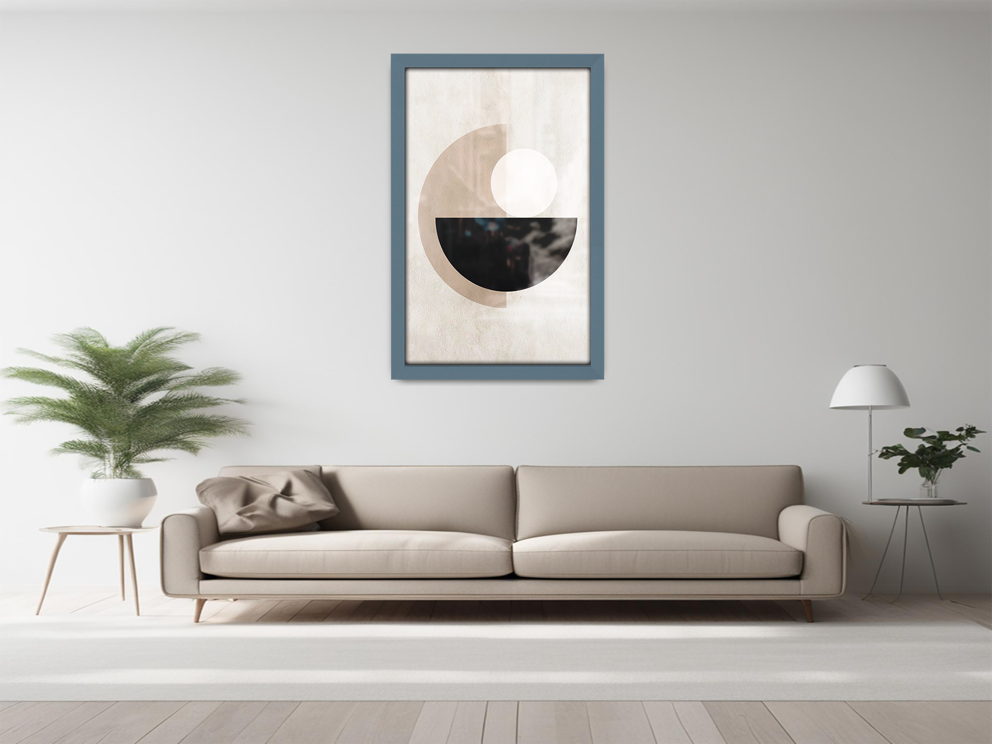 ( 71 x 56 CM ) / 28 x 22 Inch  |  Frames - MDF
 -  [ Dark Grey ]
