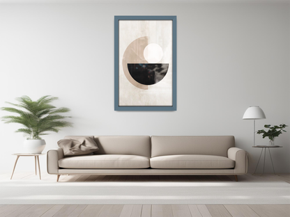 ( 71 x 56 CM ) / 28 x 22 Inch  |  Frames - MDF
 -  [ Dark Grey ]