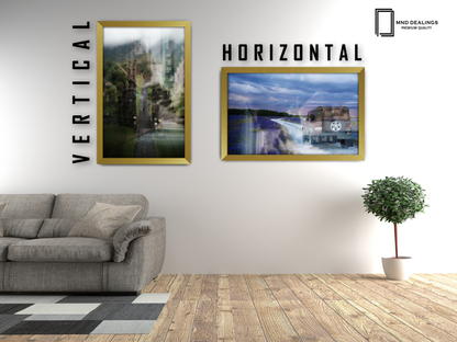( 71 x 56 CM ) / 28 x 22 Inch  |  Picture Frames - MDF
 -  [ Gold ]