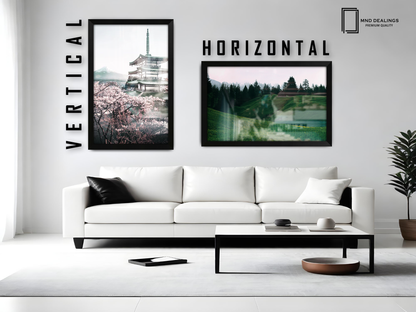 ( 71 x 56 CM ) / 28 x 22 Inch  |  Picture Frames - MDF
 -  [ Matt Black ]