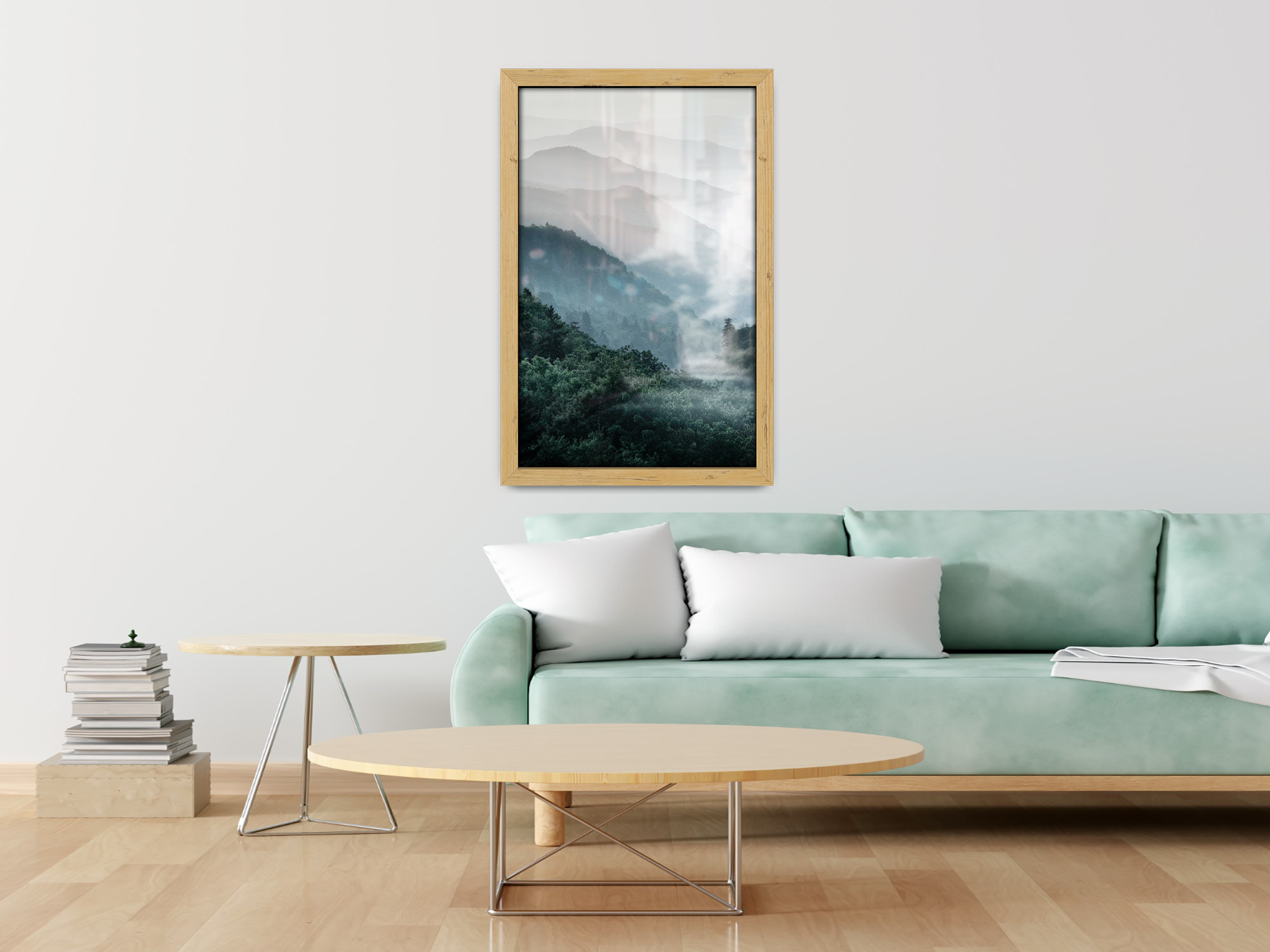 ( 71 x 56 CM ) / 28 x 22 Inch  |  Poster Frames - MDF
 -  [ Pine ]