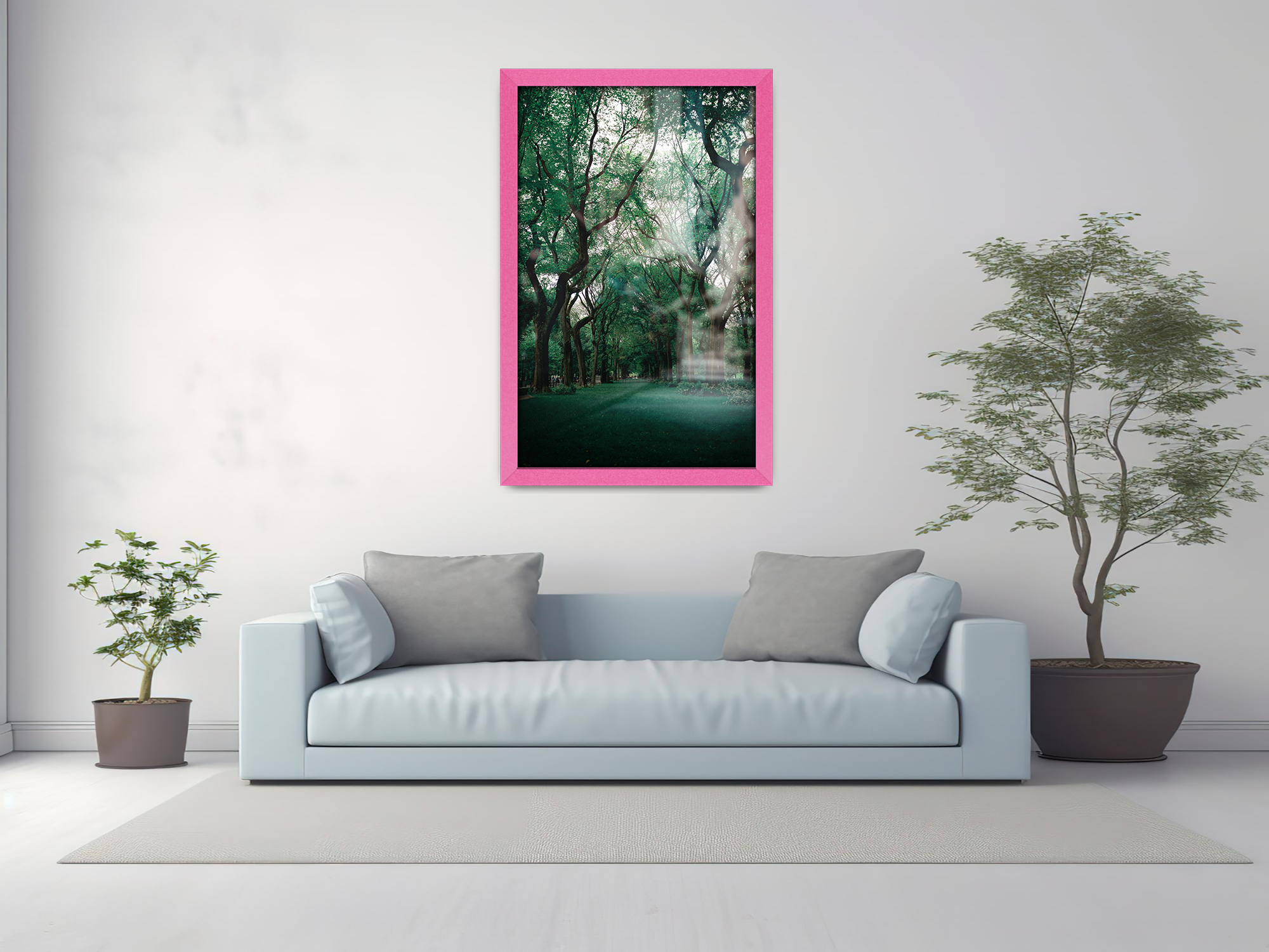 ( 71 x 56 CM ) / 28 x 22 Inch  |  Picture Frames - MDF
 -  [ Pink ]