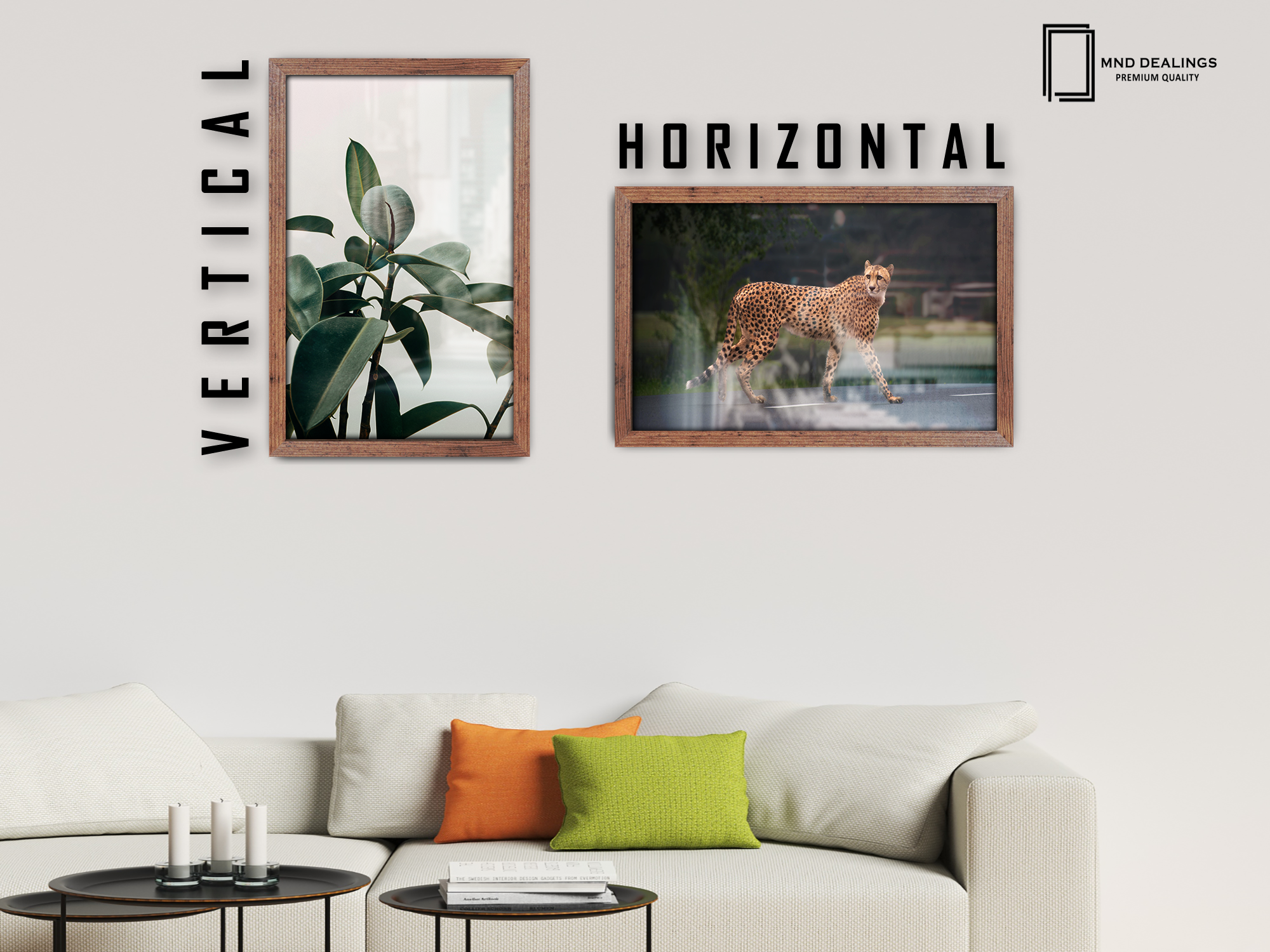 ( 71 x 56 CM ) / 28 x 22 Inch  |  Frames - MDF
 -  [ Rustic ]