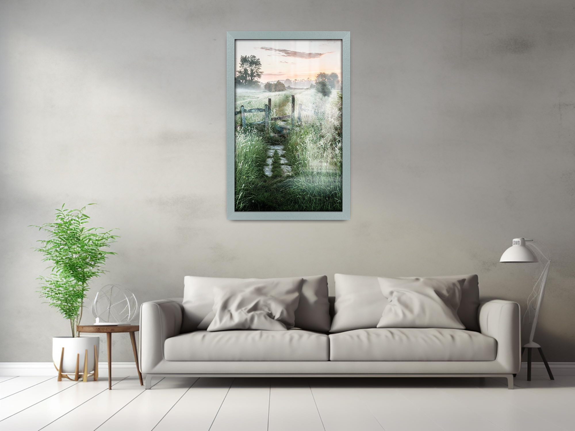 ( 71 x 56 CM ) / 28 x 22 Inch  |  Display Frame - MDF
 -  [ Silver ]