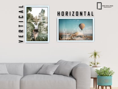 ( 71 x 56 CM ) / 28 x 22 Inch  |  Picture Frames - MDF
 -  [ White ]