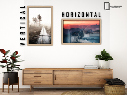 ( 75 x 100 CM ) / 40 x 30 Inch  |  Frames - MDF
 -  [ Beech ]