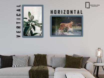 ( 75 x 100 CM ) / 40 x 30 Inch  |  Poster Frames - MDF
 -  [ Dark Grey ]