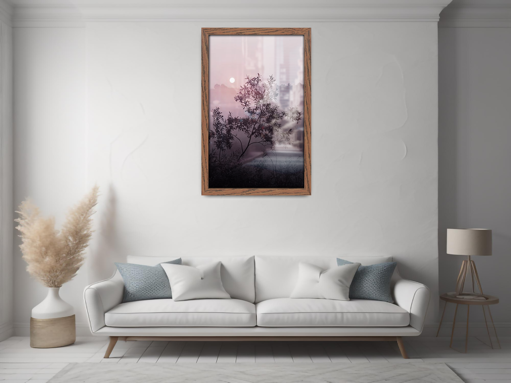 ( 75 x 100 CM ) / 40 x 30 Inch  |  Art Frames - MDF
 -  [ Dark Oak ]