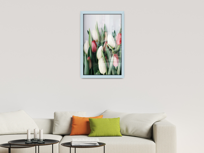 ( 75 x 100 CM ) / 40 x 30 Inch  |  Frames - MDF
 -  [ Light Grey ]