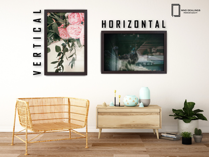 ( 75 x 100 CM ) / 40 x 30 Inch  |  Picture Frames - MDF
 -  [ Mahogany ]