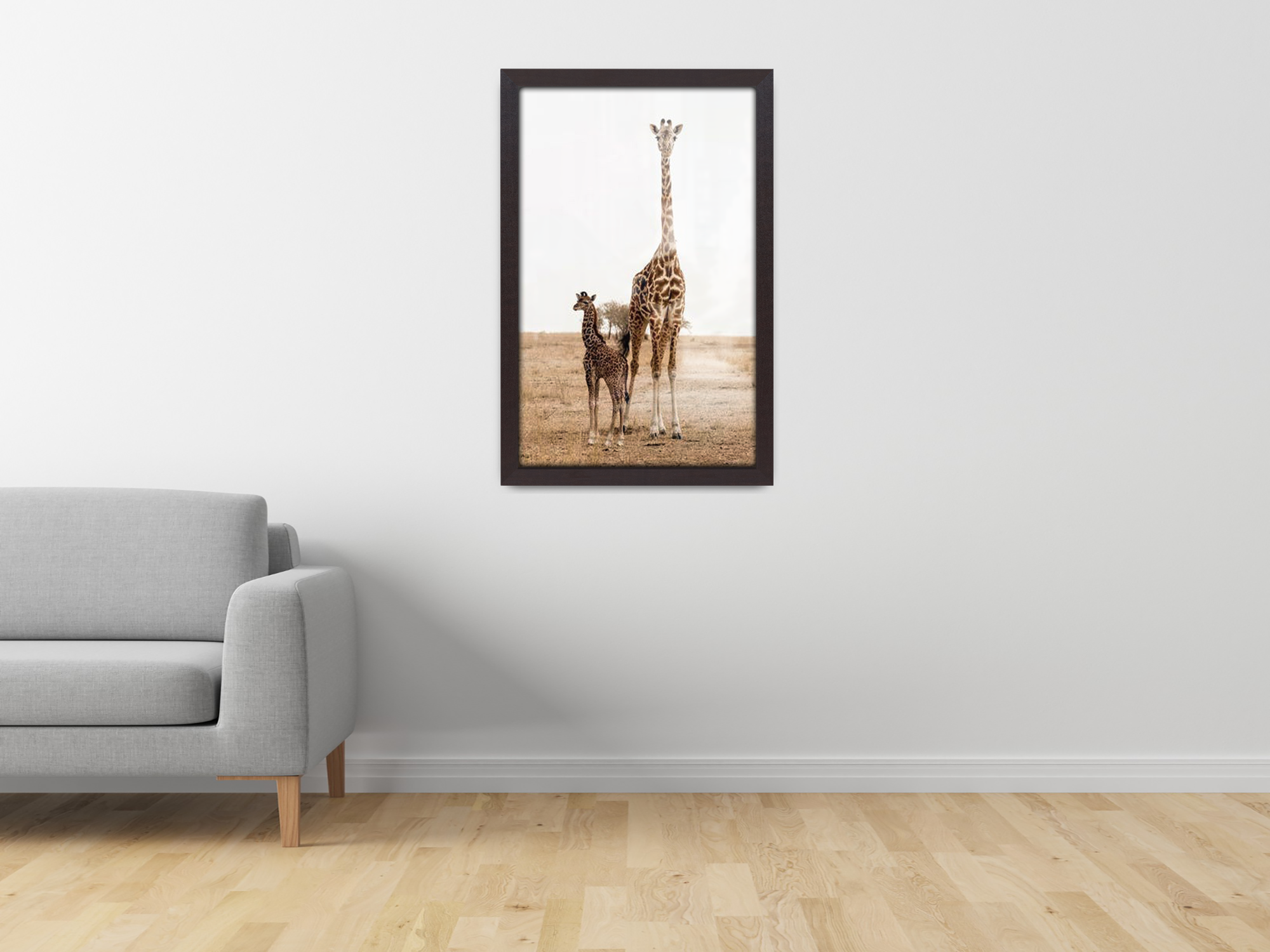 ( 75 x 100 CM ) / 40 x 30 Inch  |  Picture Frames - MDF
 -  [ Mahogany ]
