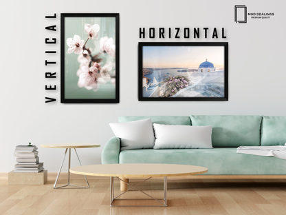 ( 75 x 100 CM ) / 40 x 30 Inch  |  Art Frames - MDF
 -  [ Matt Black ]